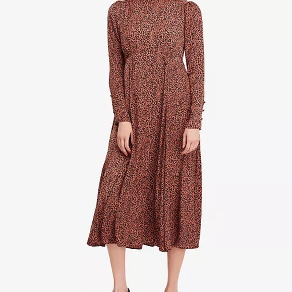 Free People Loveless Printed Open-Back Midi Dress - Picture 11 of 11